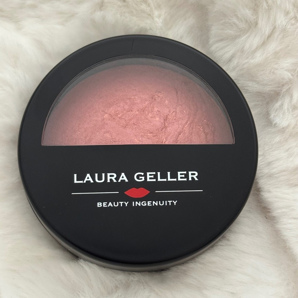 Laura Geller Baked Blush-N-Brighten Marbleized Blush - Roseberry - 0.176oz / 5g